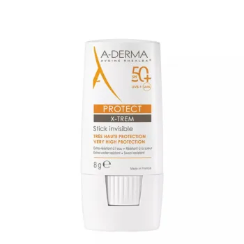 A-DERMA PROTECT X-TREM stick solar invisible SPF50+ 8 gr