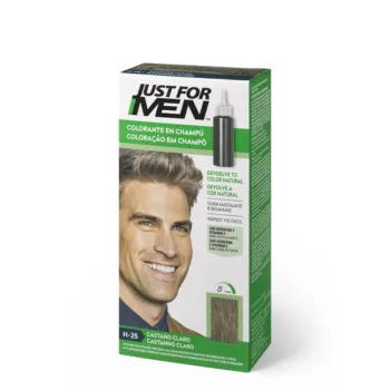 JUST FOR MEN COLORANTE en champoo #light chestnut 30 ml