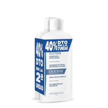 DUCRAY ELUCION Shampoo rebalancing Anti-Schuppen duo 2 x 400 ml
