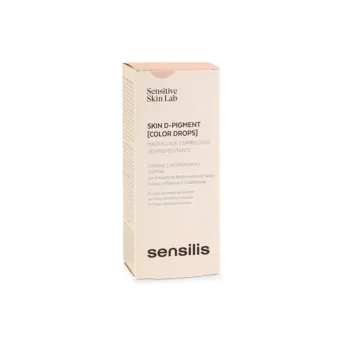 SENSILIS SKIN D-PIGMENT [COLOR DROPS] depigmenting corrective Make-up #Peche rose 30 ml