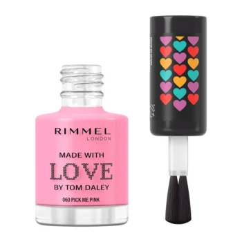 RIMMEL LONDON MADE WITH LOVE by Tom Daley nail polish #060-pick me pink 8 ml