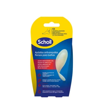 SCHOLL Large anti-blister DRESSINGS 5 Stück