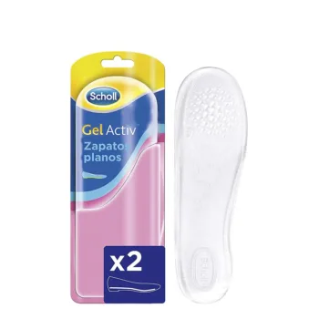 SCHOLL ACTIV GEL flat shoe insoles 1 u