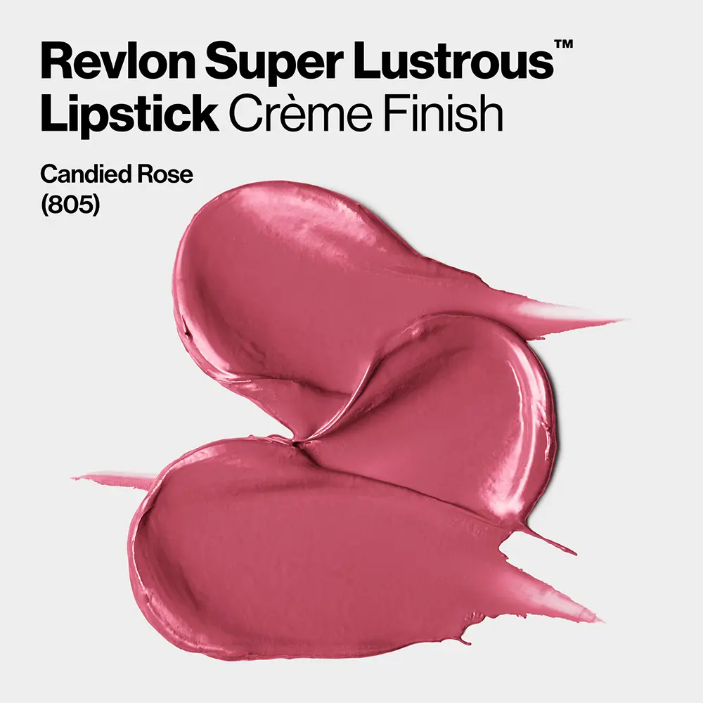 REVLON MASS MARKET SUPER LUSTROUS lipstick #805-candied rose 3.7 ml REVLON MASS MARKET SUPER LUSTROUS Lippenstift #805-candied rose 3.7 ml