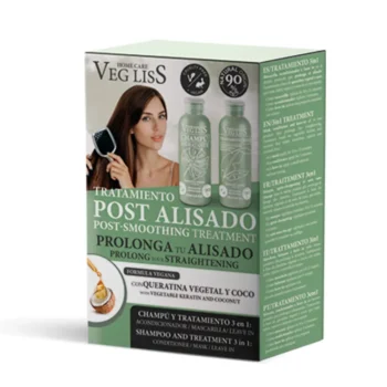 VEG LISS VEG LISS post straightening vegan Shampoo und Pflege 3 in 1 2 u