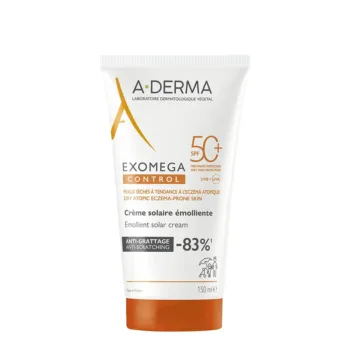 A-DERMA EXOMEGA CONTROL emollient sun cream SPF50+ 150 ml