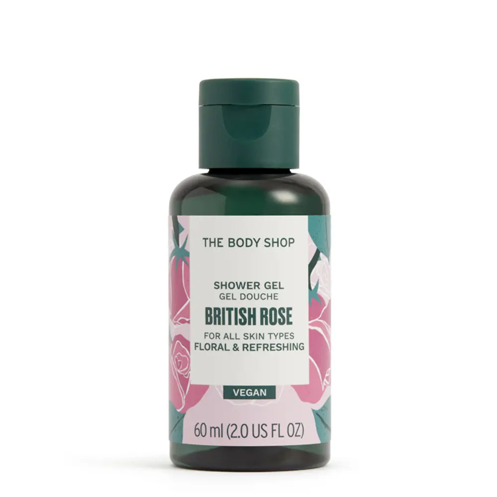 THE BODY SHOP BRITISH ROSE shower gel 60 ml THE BODY SHOP BRITISH ROSE shower gel 60 ml