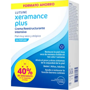 LUTSINE E45 XERAMANCE PLUS Intensiv restructuring Crème Packung 2 x 100 ml