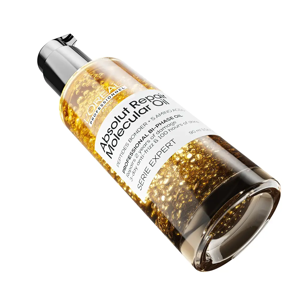 L'OREAL PROFESSIONNEL PARIS ABSOLUT REPAIR MOLECULAR professional biphasic oil 90 ml L'OREAL PROFESSIONNEL PARIS ABSOLUT REPAIR MOLECULAR professional biphasic oil 90 ml – Bild 2
