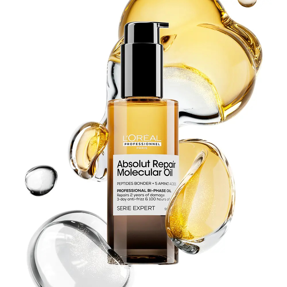 L'OREAL PROFESSIONNEL PARIS ABSOLUT REPAIR MOLECULAR professional biphasic oil 90 ml L'OREAL PROFESSIONNEL PARIS ABSOLUT REPAIR MOLECULAR professional biphasic oil 90 ml – Bild 3