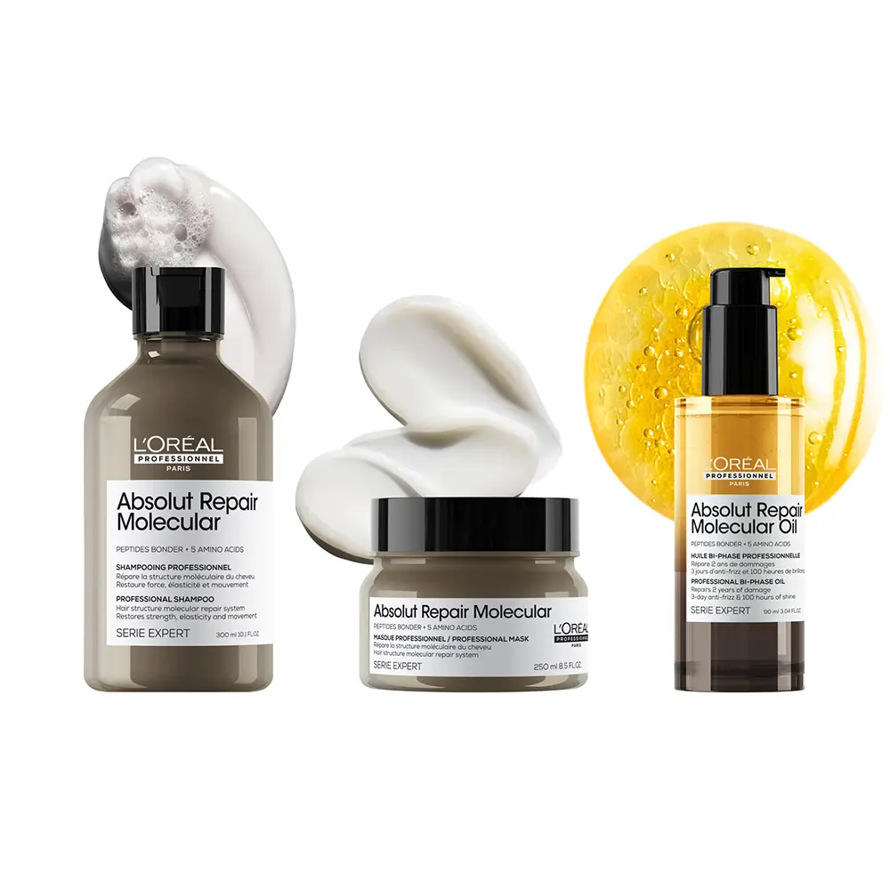 L'OREAL PROFESSIONNEL PARIS ABSOLUT REPAIR MOLECULAR professional biphasic oil 90 ml L'OREAL PROFESSIONNEL PARIS ABSOLUT REPAIR MOLECULAR professional biphasic oil 90 ml – Bild 4