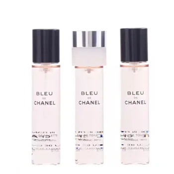 CHANEL BLEU Eau de Toilette Spray Nachfüllung 3 x 20 ml für Herren