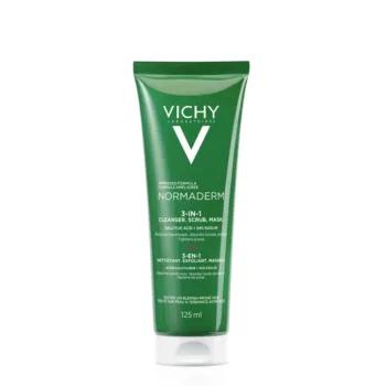 VICHY NORMADERM scrub + cleanser + mask 3 in 1 125 ml VICHY NORMADERM scrub + cleanser + mask 3 in 1 125 ml