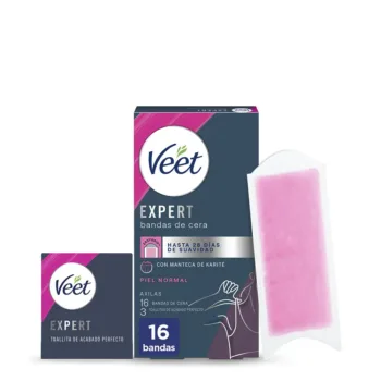 VEET EXPERT WAX BANDS underarms Normale Haut 16 u