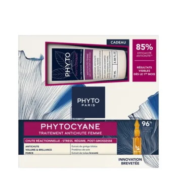 PHYTO PHYTOCYANE WOMEN REACTIONAL HAIR LOSS + SHAMPOO set 2 pcs