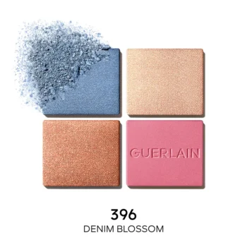 GUERLAIN OMBRES G eyeshadows in 4 shades limited edition #396-Denim Blossom 6 gr