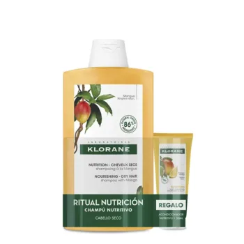 KLORANE MANGO Shampoo + Spülung Set 2 Stück