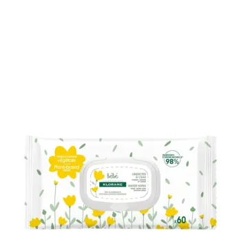 KLORANE BABY gentle cleansing wipes 60 u