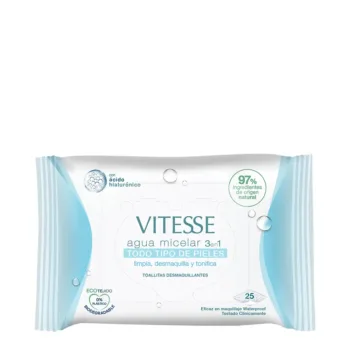 VITESSE Micellar Water Wipes 3 in 1 for all skin types 25 units